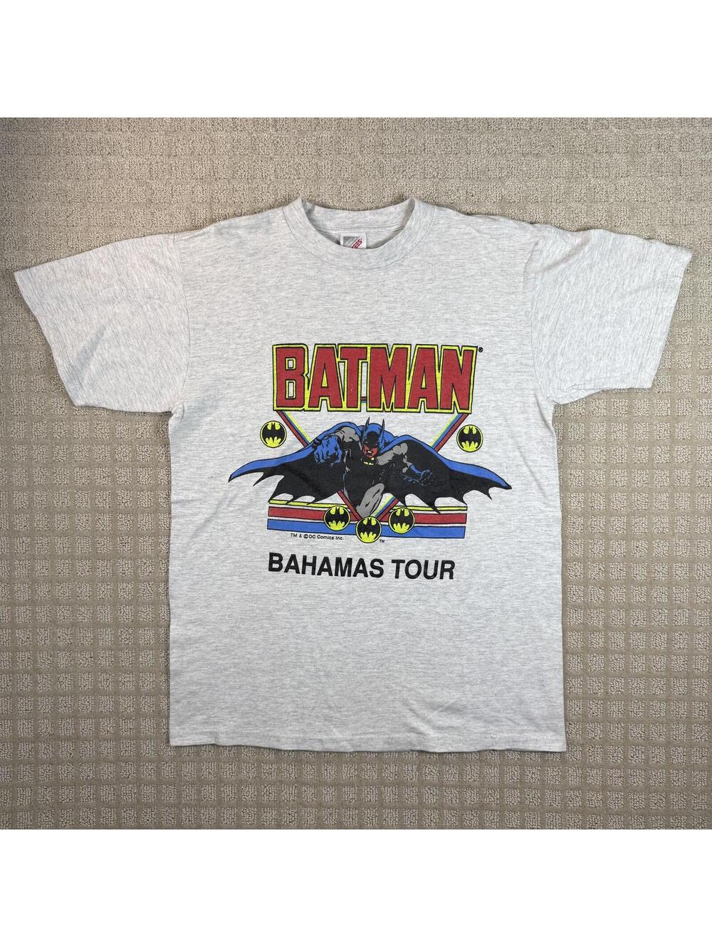Vintage Batman Bahamas Tour T Shirt USA Made M